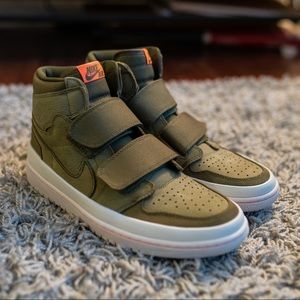 AIR JORDAN 1 RETRO HIGH DOUBLE STRAP OLIVE CANVAS